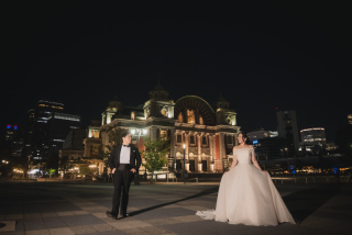 ロマンチックなロケーションナイト撮影＆スタジオ撮影