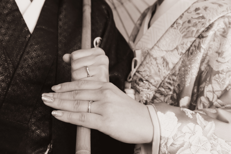 指輪のニュアンスショット