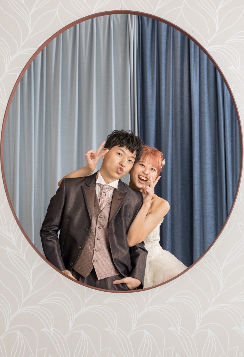 お茶目なピースサイン✌