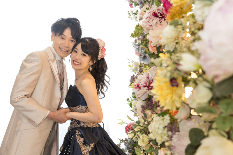 映えるフラワーウォール