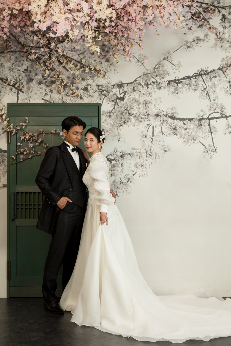 エレガントなポージングもはさみます