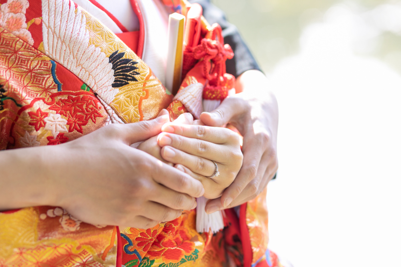 手元のリングがきらり°˖✧