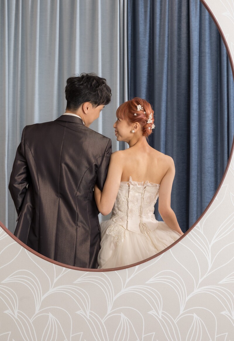 後姿もキュートに!