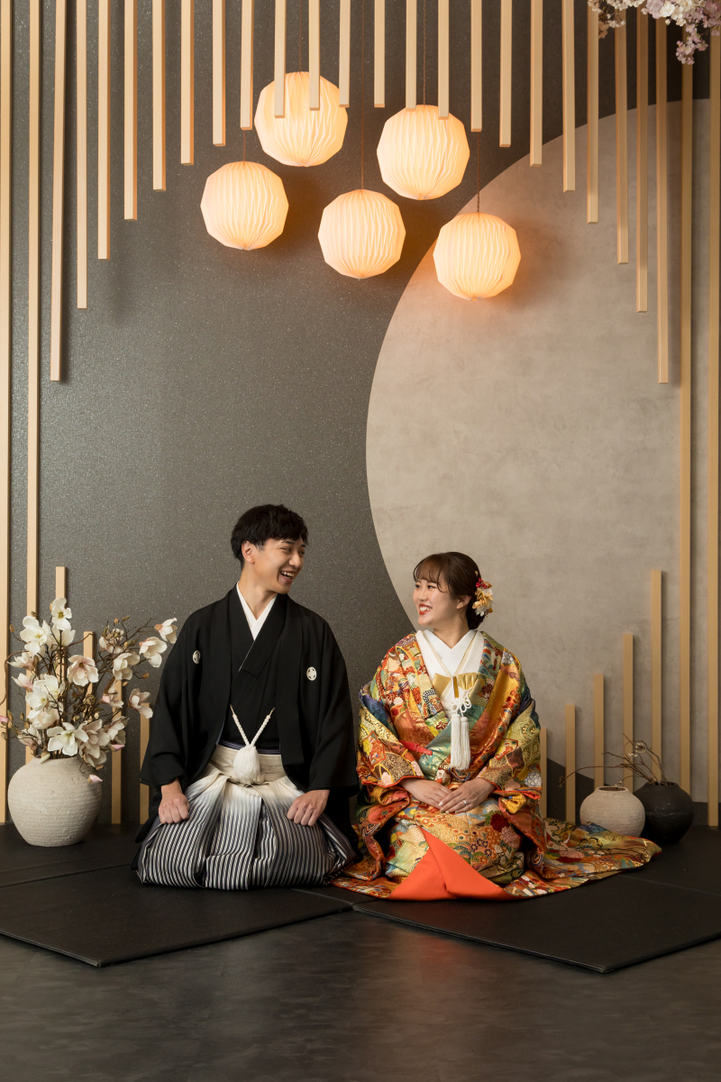 和装から撮影スタート！