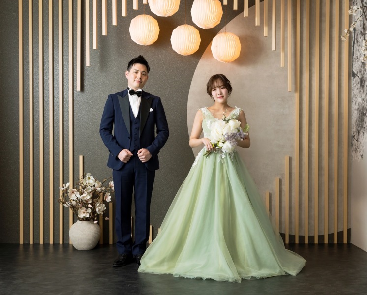 カラードレスにお着替え