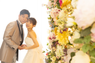 いろんな背景での洋装スタジオ撮影！