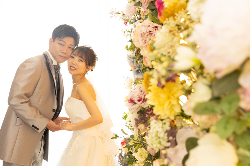 いろんな背景での洋装スタジオ撮影！