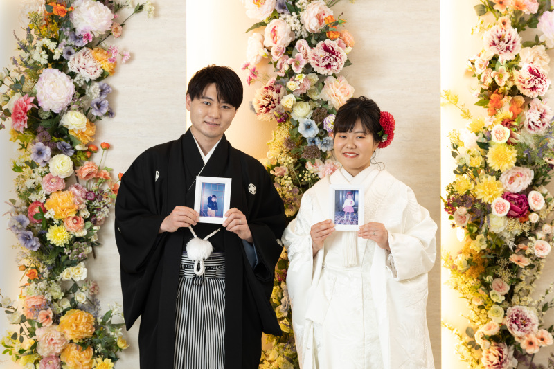 小さい時のお写真をもって