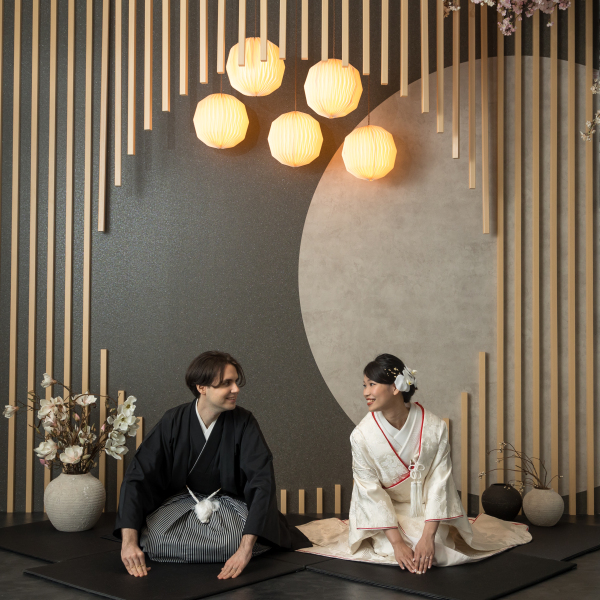 二人でご挨拶！