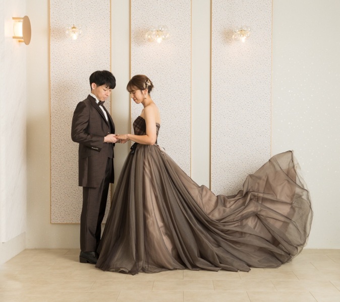 チュールドレス