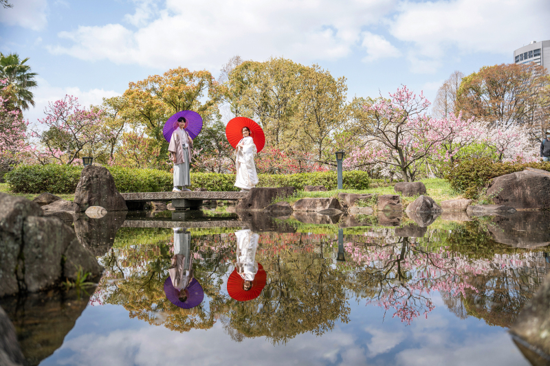 四季を感じるロケーション撮影＆ドレスで可愛くスタジオ撮影　