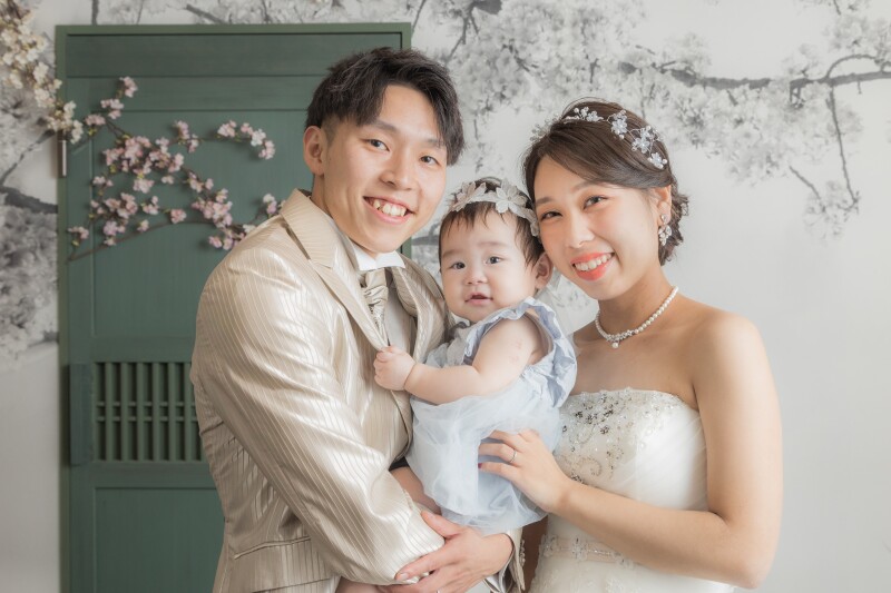 とってもキュートなファミリーフォト♡