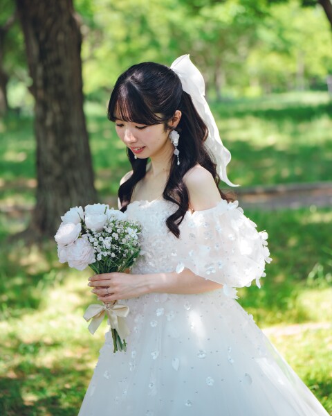 新婦様のソロショット