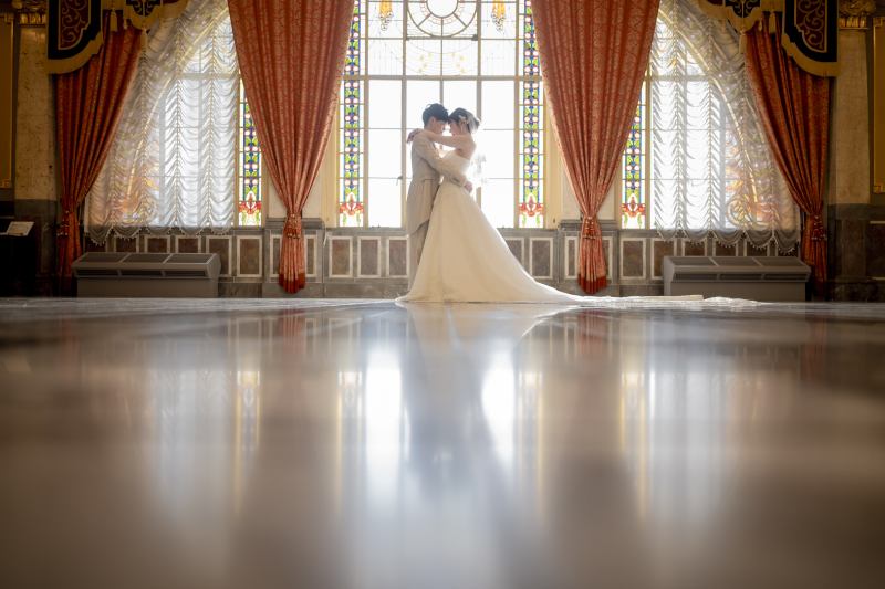 【ご親族様と一緒に中之島中央公会堂】ロケーション撮影