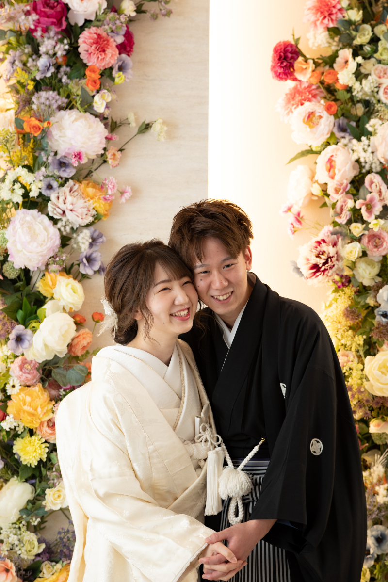 寄り添って仲良く