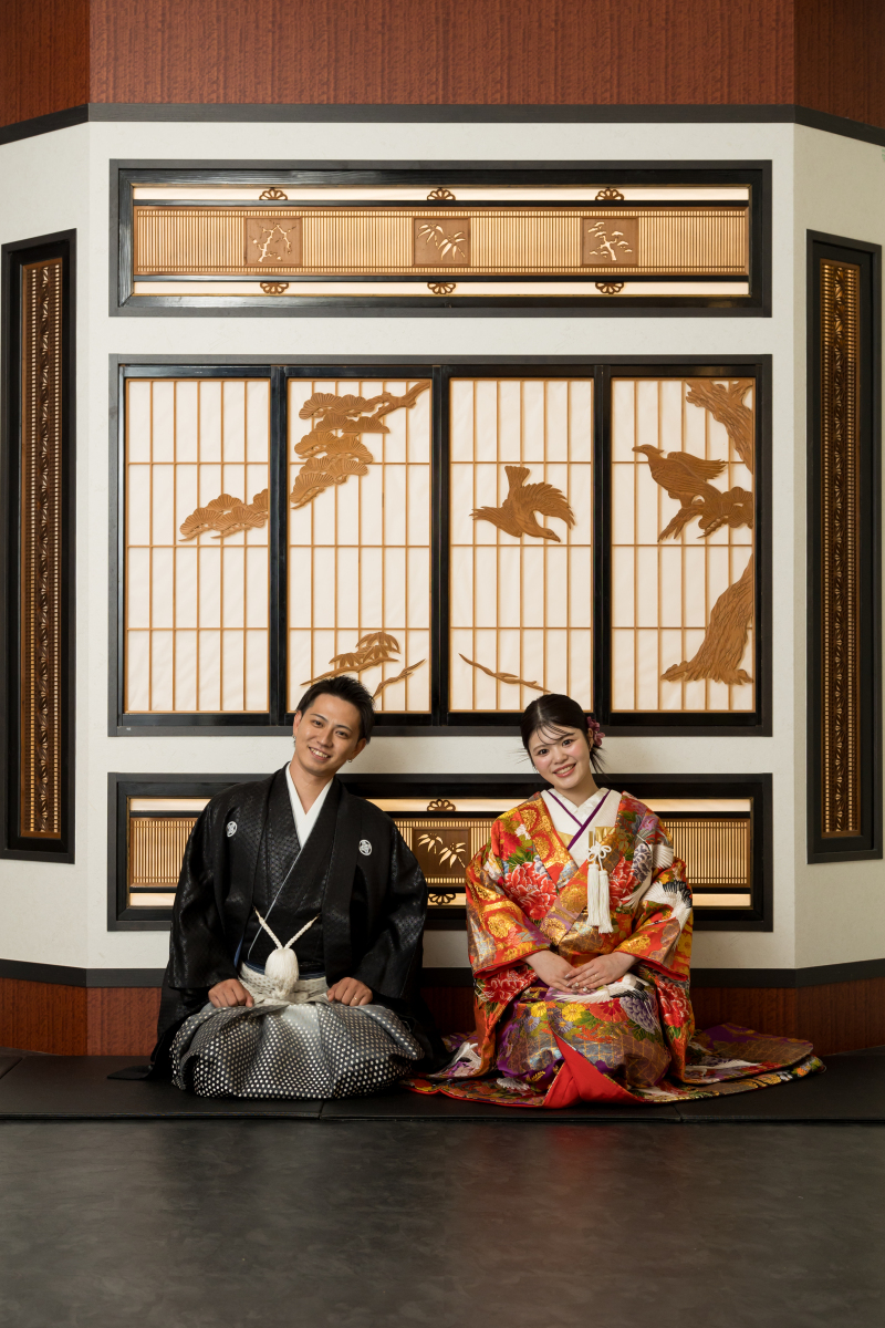 まずは和装から撮影スタート♪