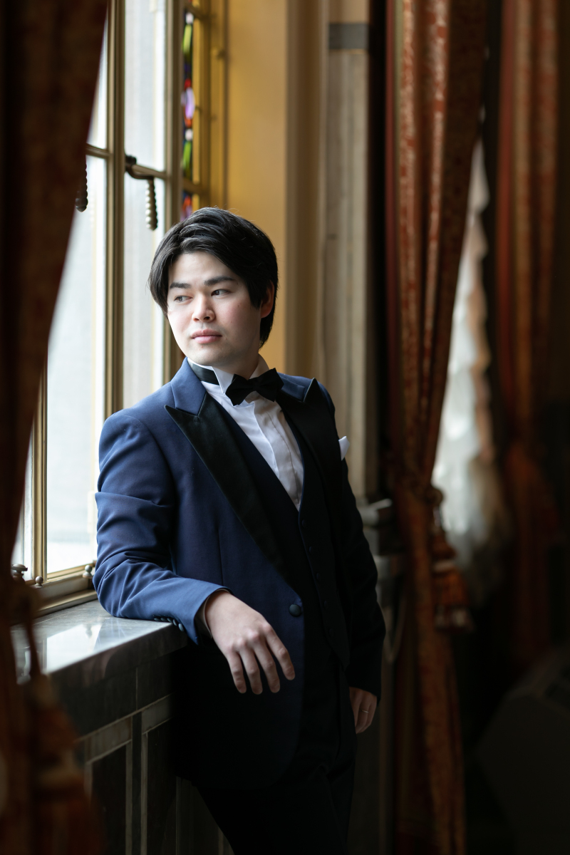 雰囲気バッチリのご新郎様ショット