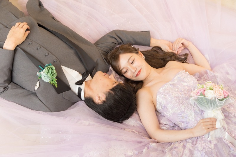 寝転がりショット