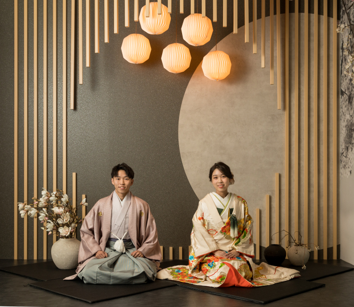 まずは正座のショットから