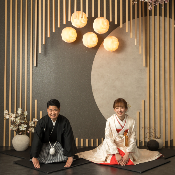 まずはご挨拶のポーズ