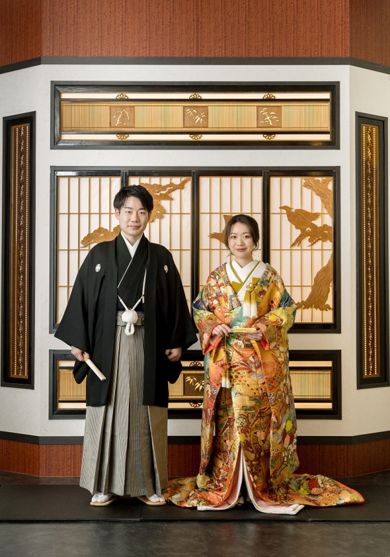 色打掛にお着替え