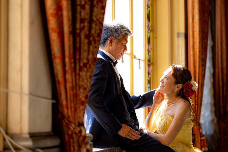 窓際でのひととき