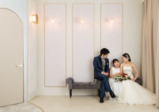 ご家族でも楽しく　和装＆洋装スタジオ撮影