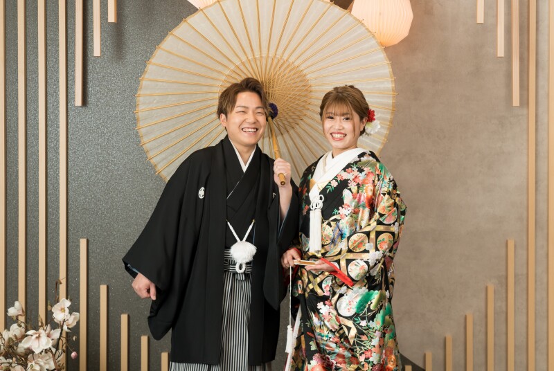 【スタジオ撮影】和装洋装で華やかな仕上がりに！