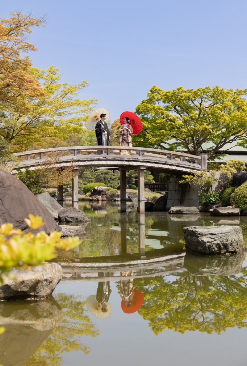 水面に映る姿も素敵！