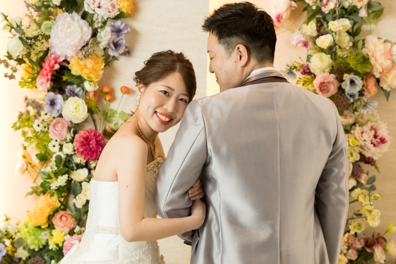 可愛く寄り添いショット