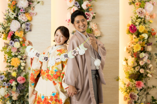 結婚1周年の記念撮影！