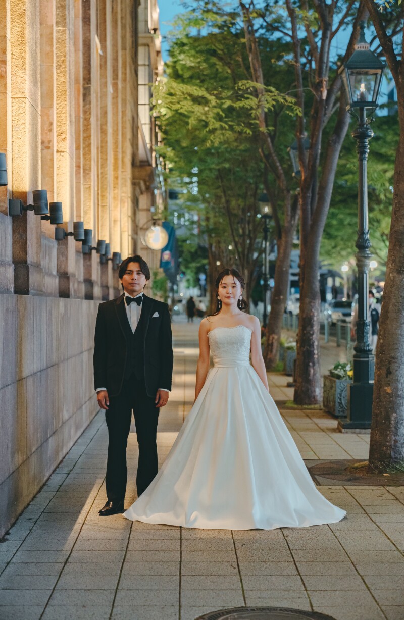 お洒落な街並みで