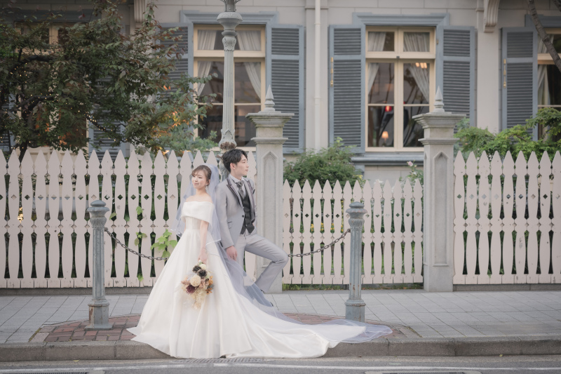 おしゃれな街並みで