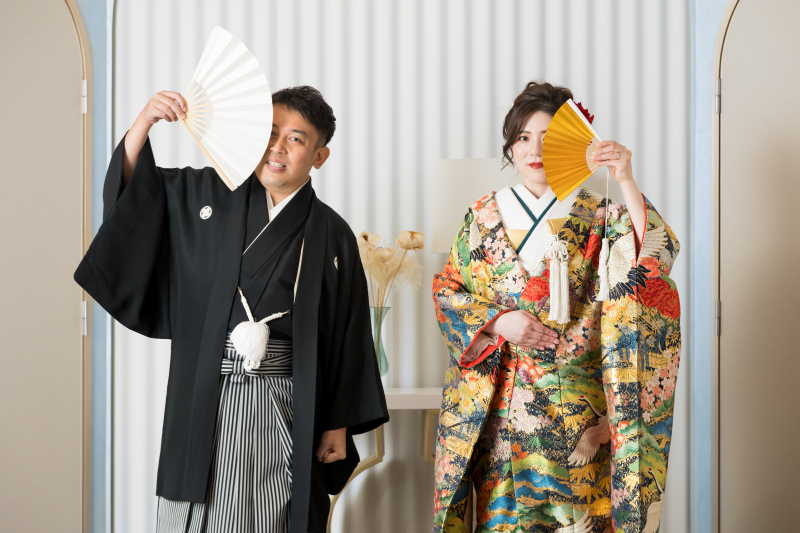 華やかな色打掛☆