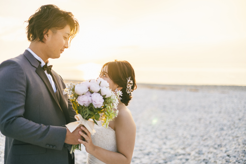 美しいサンセットで！