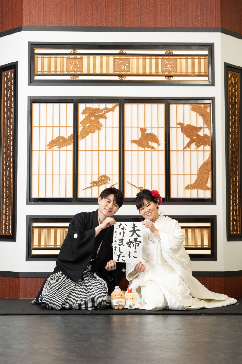 白無垢撮影での一枚