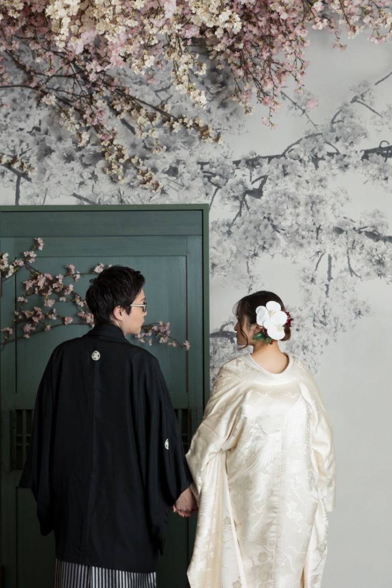 手繋ぎショット