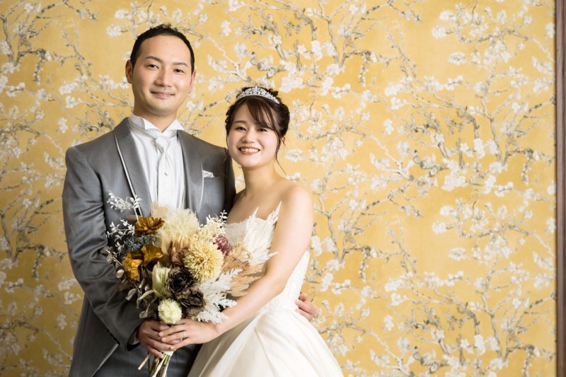 ブーケを二人で