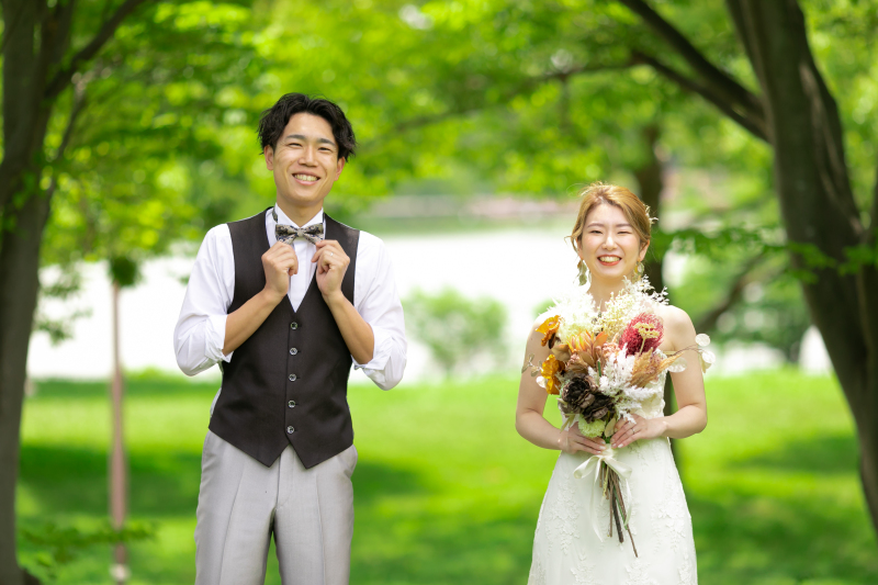 最後はにっこり笑顔で♪