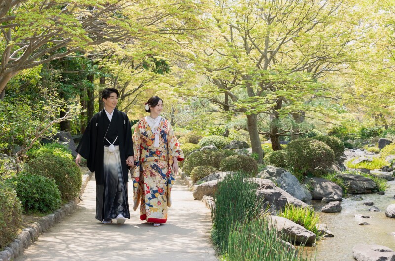 綺麗な庭園をお散歩♪