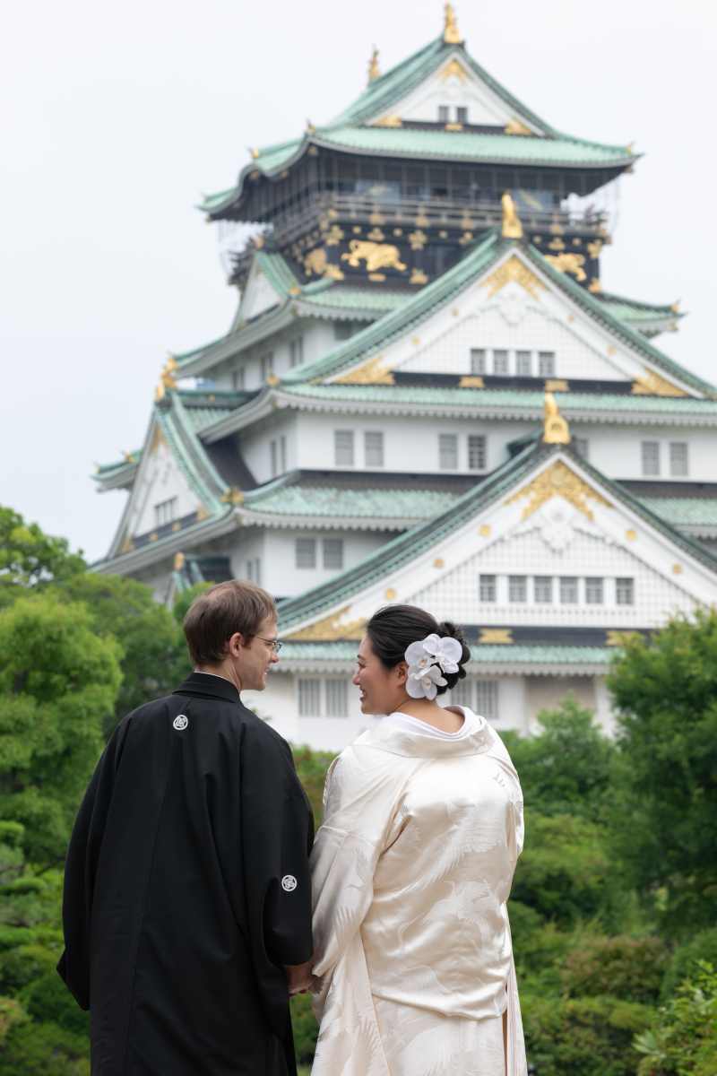 待望の天守閣と!