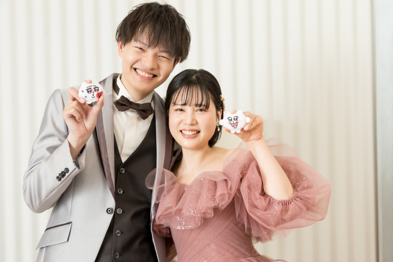 最後はぬいぐるみとポーズ!
