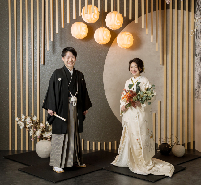 当店で人気のBlanで白無垢からスタート