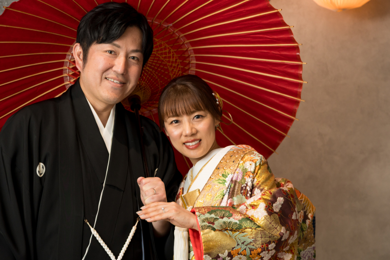 色打掛にお着替え!