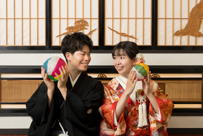 紙風船を使って！