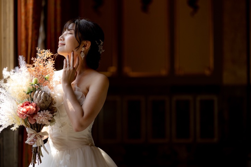 ご新婦様はソロショット