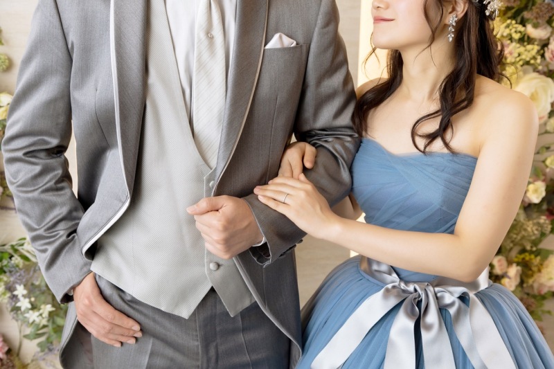 好きなカラードレスを着て