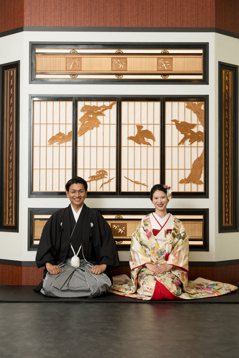 王道正座ショット!