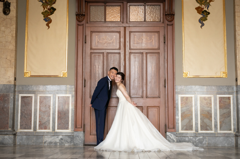 頬をくっつけて