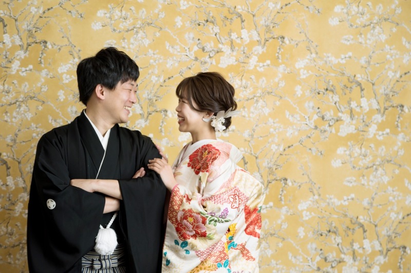 見つめ合いショット